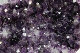 Tall Dark Purple Amethyst Cluster With Wood Base - Uruguay #178589-3